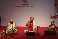 Kirtana by SCM Dharmapracharaka Dr. Chaitanya Gulvady - Day 7 at Karla (28 Sep 2025), Pictures Courtesy of Shri Abhinav Kalla